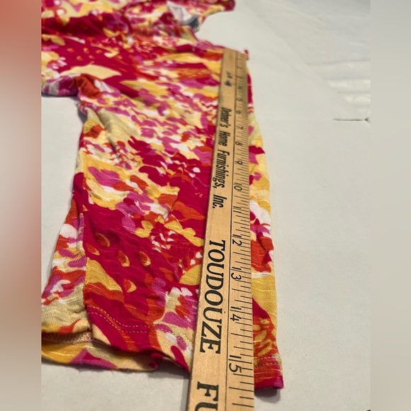 Vintage Canari Cowl Neck Maxi Dress | XL Stretch Floral Boho Lightweight Rayon - Picture 5 of 7